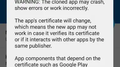 Screenshot von App Cloner 4