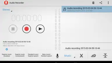 Screenshot von Audio Recorder 5