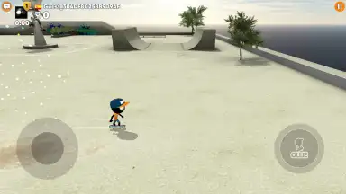 Screenshot von Stickman Skate Battle 5