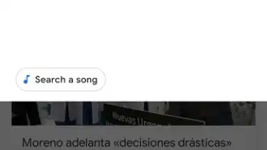 Screenshot von Google App 2