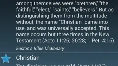 Screenshot von The Bible Dictionary 4