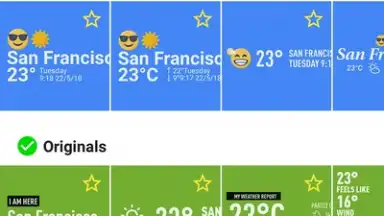 Screenshot von WeatherShot 5