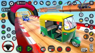 Screenshot von Tuk Tuk Taxi Driving Games 3D 1