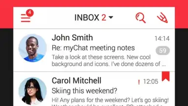 Screenshot von myMail 5