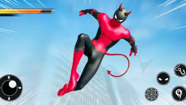 Screenshot von Spider Rope Hero - Flying Hero 3