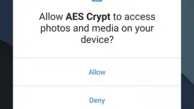 Screenshot von AES Crypt 5