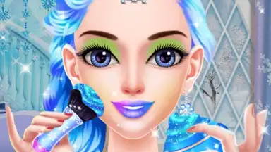 Screenshot von Ice Queen Makeup Dress Up 6
