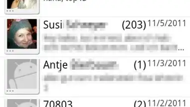Screenshot von SMSdroid 3