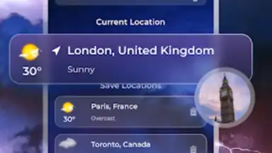 Screenshot von Live Weather Widget & Radar 14