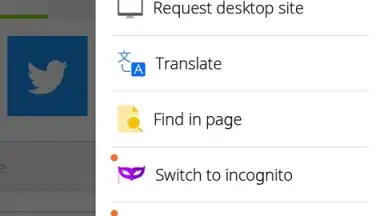 Screenshot von CM Browser 4