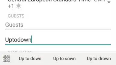Screenshot von Hub Keyboard 4