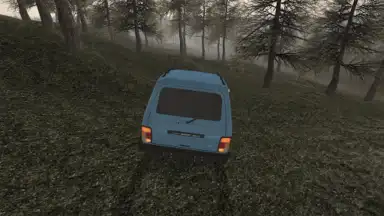 Screenshot von Forest Roads. Niva 3