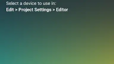 Screenshot von Unity Remote 5 5