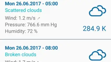Screenshot von Offline Weather Forecast 5