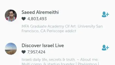 Screenshot von Periscope 4