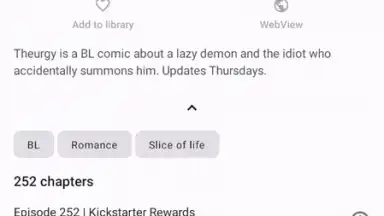 Screenshot von Tachiyomi 7