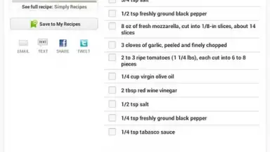 Screenshot von Recipes & Nutrition 10