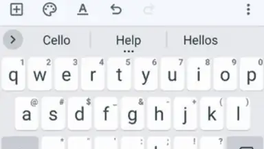 Screenshot von HeliBoard 1