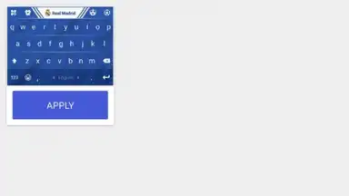 Screenshot von Real Madrid Kika Keyboard 1