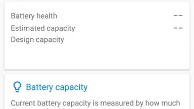 Screenshot von AccuBattery 4