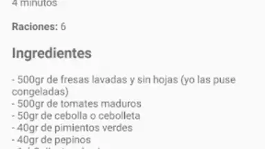 Screenshot von Mix Recetas 1