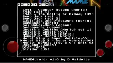 Screenshot von MAME4droid 4
