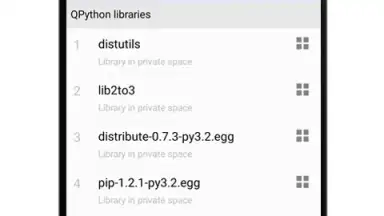 Screenshot von QPython3 1