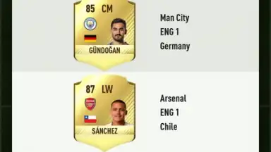 Screenshot von FUT 17 DRAFT 7