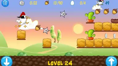 Screenshot von Ninja Chicken 1