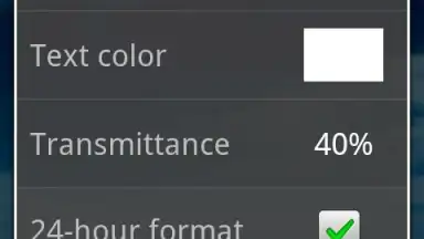 Screenshot von Seconds Clock Widget 2
