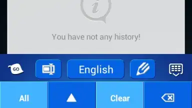 Screenshot von Blue Keyboard 3