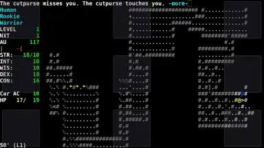 Screenshot von Angband 1