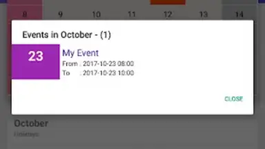 Screenshot von Ceylon Calendar 2015 9