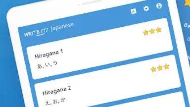 Screenshot von Write Japanese 11