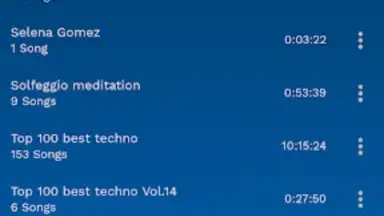 Screenshot von Музыкальный проигрыватель 3