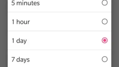 Screenshot von Firefox Send 4