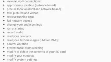 Screenshot von Exodus Privacy 3