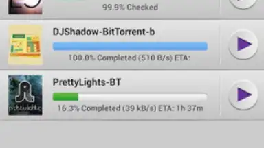 Screenshot von BitTorrent 3