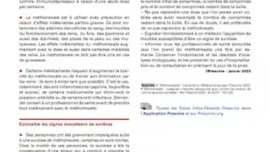 Screenshot von Application Prescrire 4