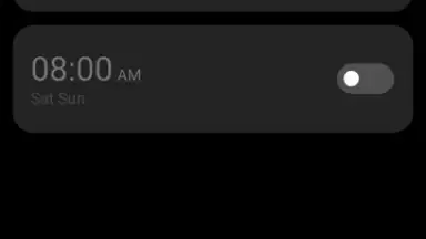 Screenshot von MIUI Clock 1