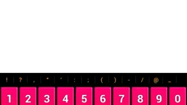 Screenshot von Pink Keyboard 13