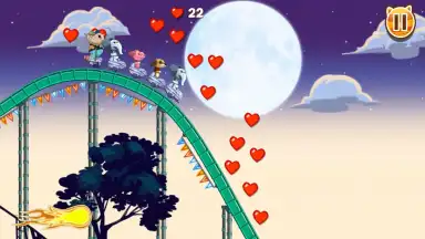 Screenshot von Nutty Fluffies Rollercoaster 4