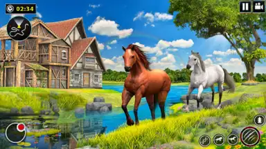 Screenshot von Wild Horse Family Simulator 7
