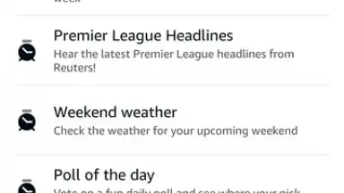 Screenshot von Amazon Alexa 11