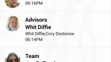 Screenshot von Wickr Me 11