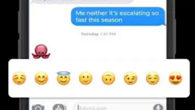 Screenshot von iphone keyboard : iOS Emojis 1