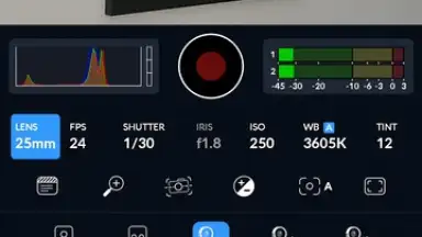 Screenshot von Blackmagic Camera 4
