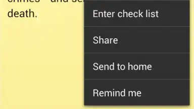 Screenshot von Quick notes 2
