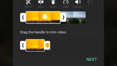 Screenshot von InShot 9