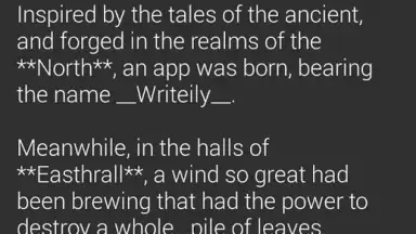Screenshot von Writeily: Markdown Text Editor 4